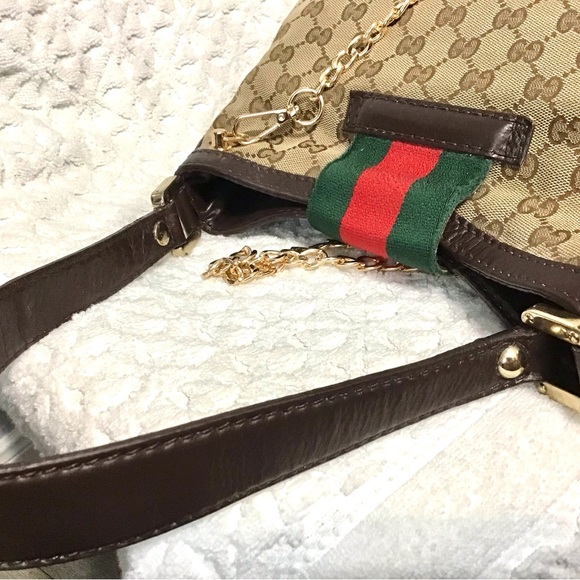 Gucci Sherry Line  GG Canvas Bag Small - Picture 12 of 16